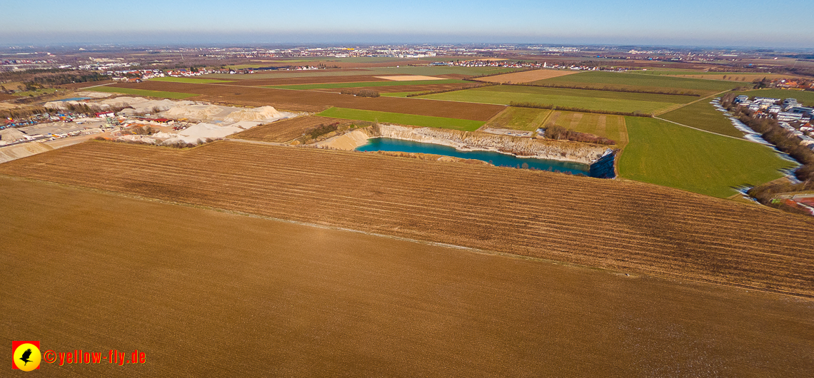 07.02.2023 - Luftbilder von dem Quetschwerk in Gronsdorf bei Haar